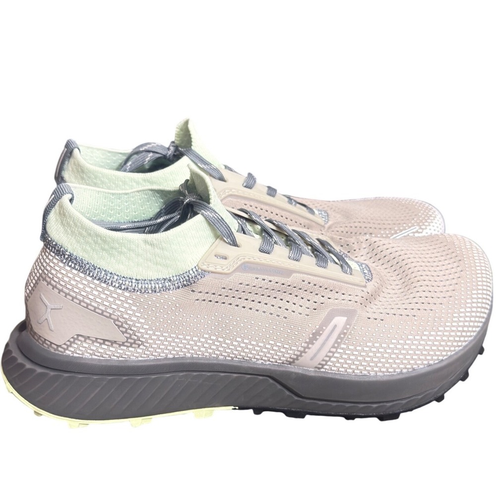 Flux Adapt Trail Trainer Tan Mint Green Barefoot Training Shoes M 8.5 W 10 NWOT